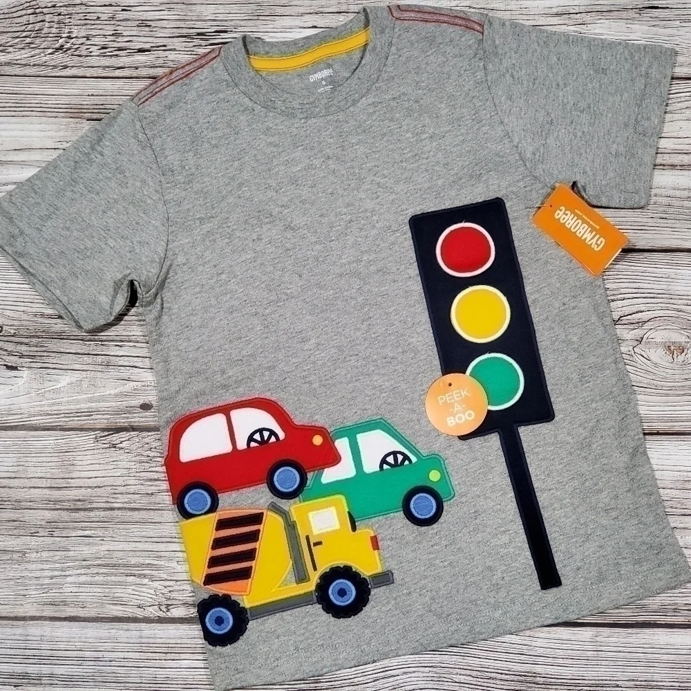 Gymboree Travel Adventures T-Shirts Cars Vehicles T-Shirts NWT